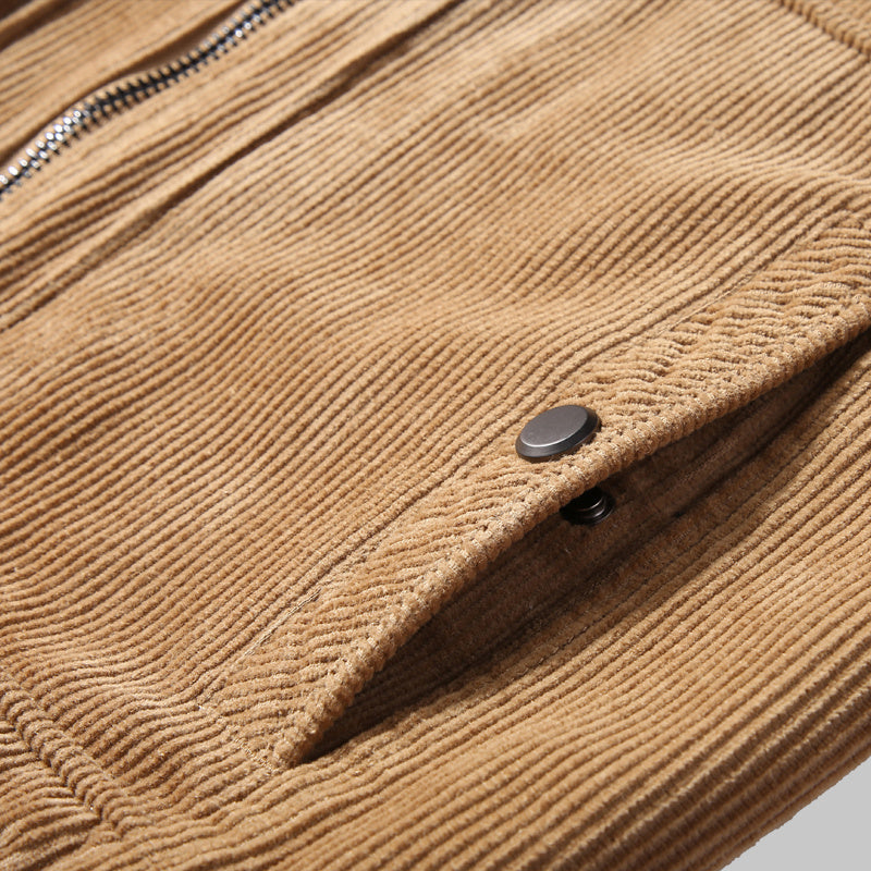 Neue Stil Jacke Lose Plus Größe Herren Retro Werkzeug Trend