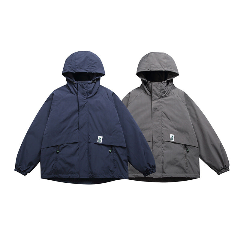 Chaqueta de exterior tres en uno para exteriores, unisex, gruesa y cálida