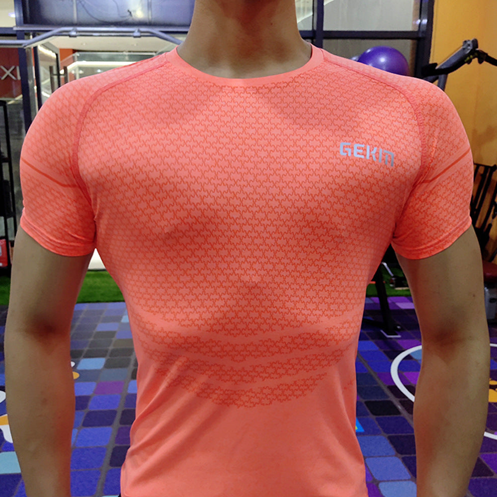 Elastisches Freizeit-Lauf-Trainings-T-Shirt für Herren