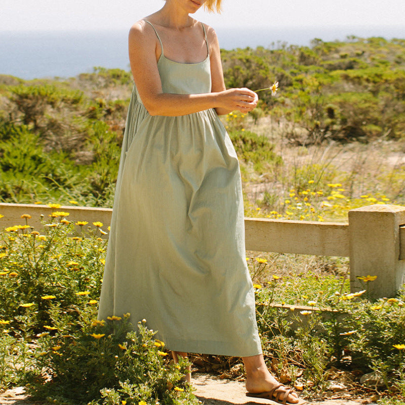 Damen Slingkleid aus Baumwolle im französischen Design