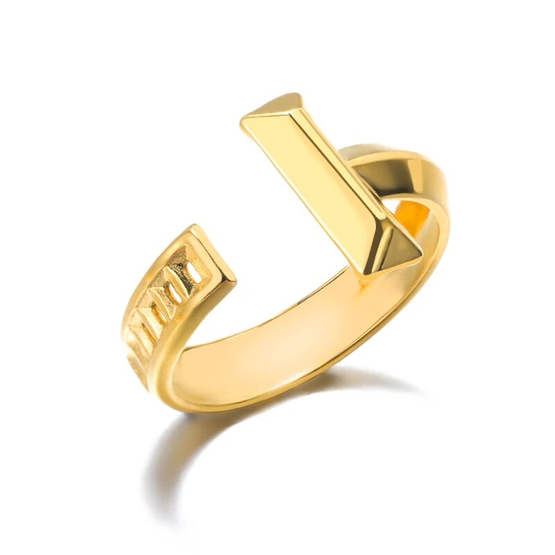 Schicke minimalistische Ringe aus Edelstahl für Damen