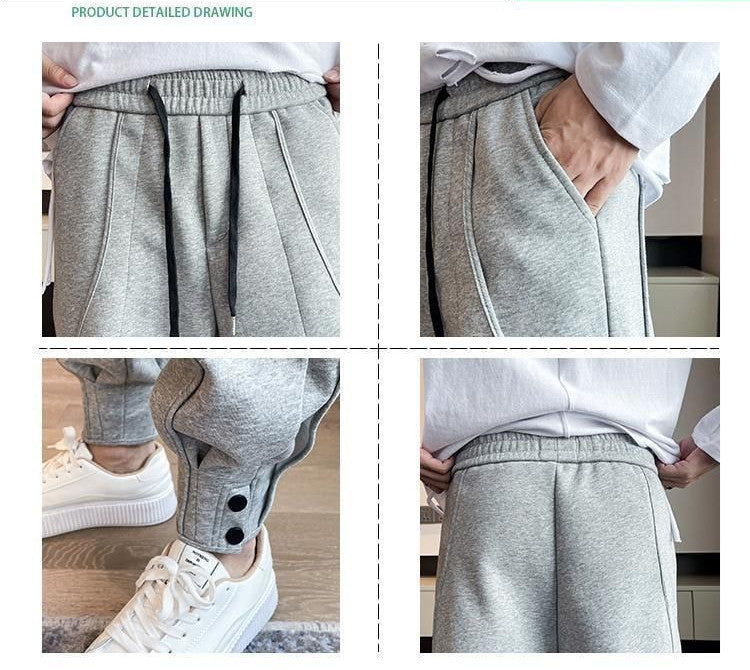 Hosen Herren Plus Samt Schwere Handwerk Sport Hosen Casual
