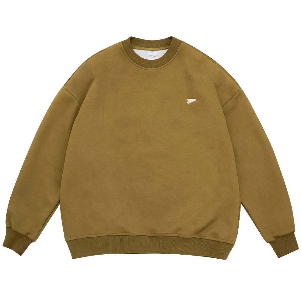 Hochwertiges Streetwear-Trend-Herren-Sweatshirt - Lässiger Pullover mit Buchstabenstickerei
