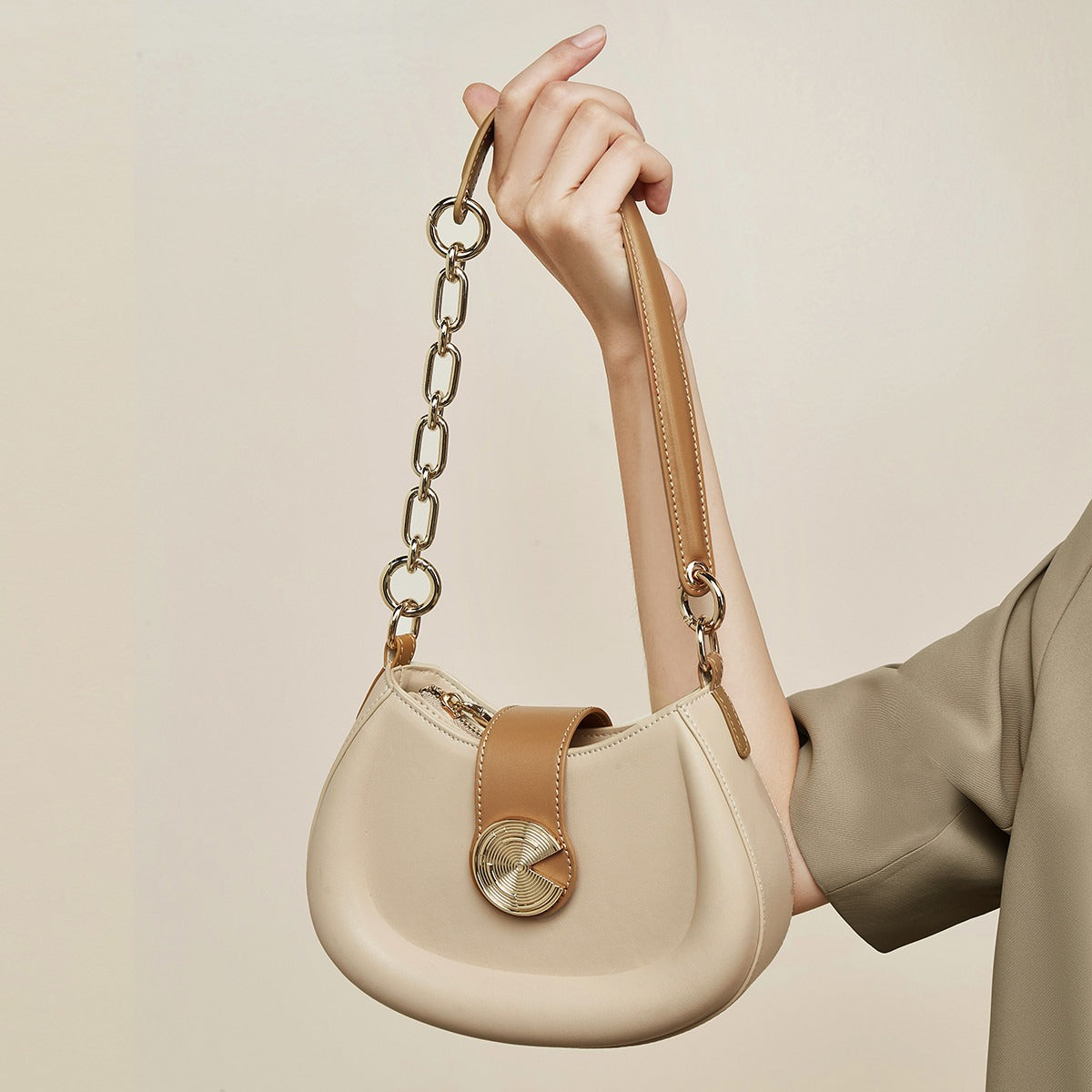 Elegante 2-Riemen Crossbody & Schultertasche – Stylische Achseltasche mit großem Fassungsvermögen