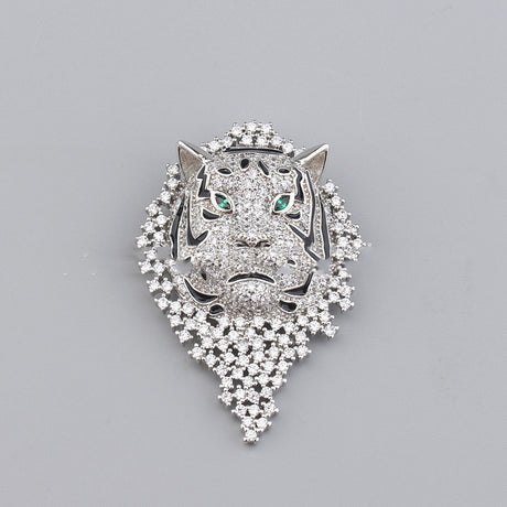 Green Eyes Inlaid With Zircon Online Celebrity Loves Atmospheric Ornaments - Dazpy