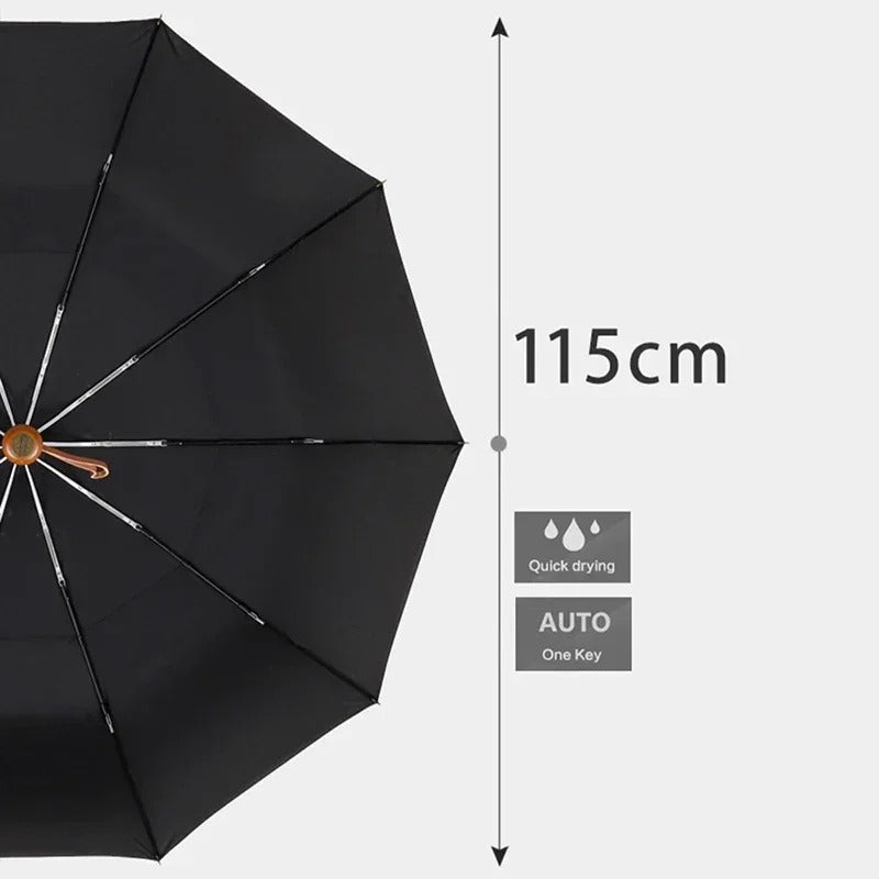 Großer automatischer Windproof-Regenschirm