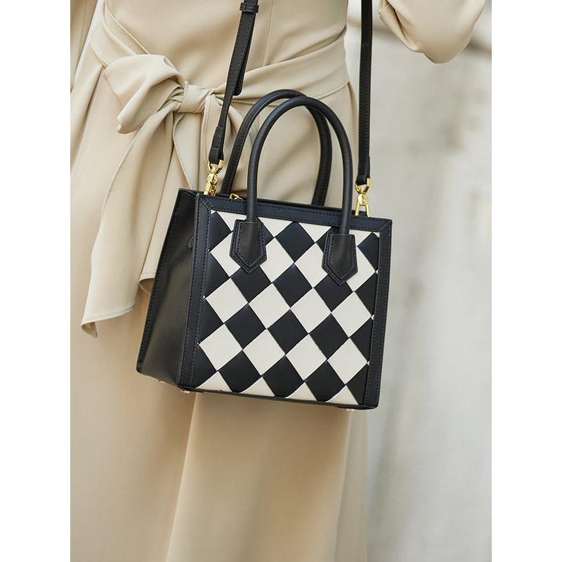 Elegante Handtasche aus echtem Leder
