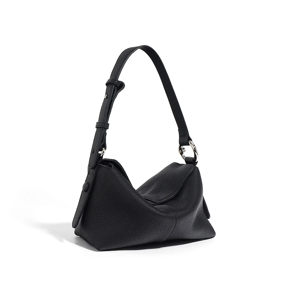 Bolso bandolera de piel auténtica para mujer con estilo