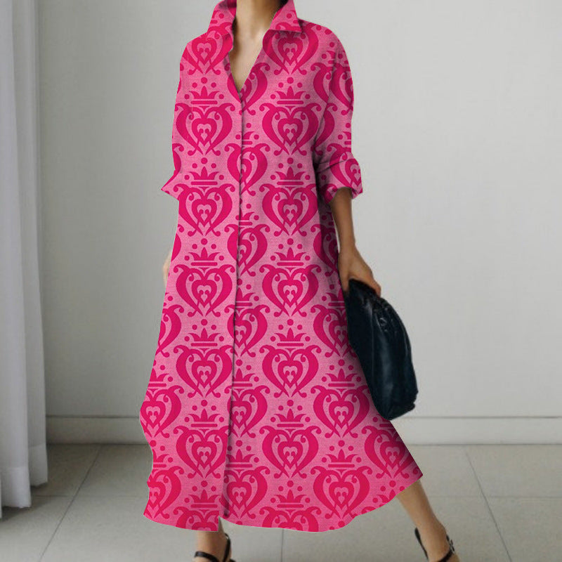 Nuevo vestido de lunares con temperamento de moda