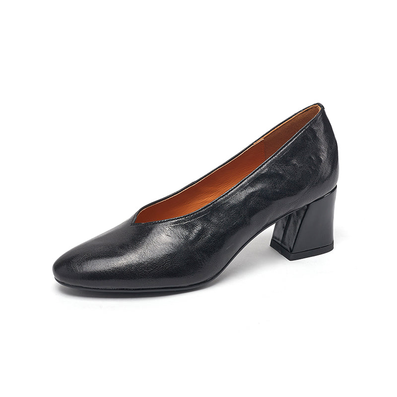 Tacones altos retro de primavera para mujer