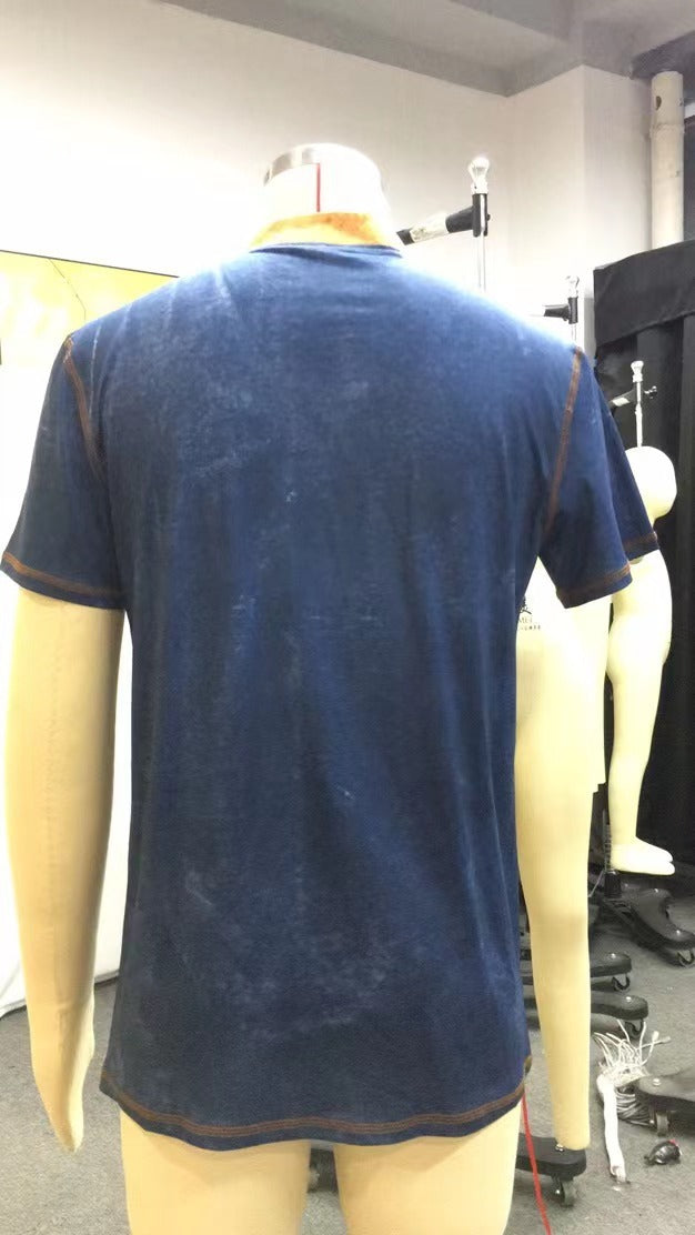 Camiseta de manga corta con cremallera Outdoor Tactics para hombre