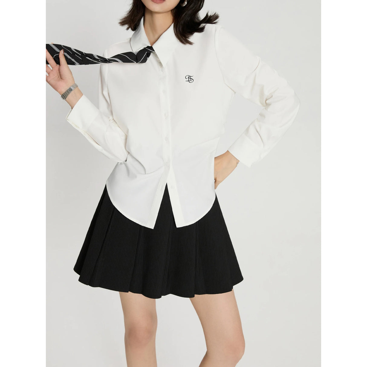 Lässiges, elegantes Lagenhemd für den Herbst für Damen