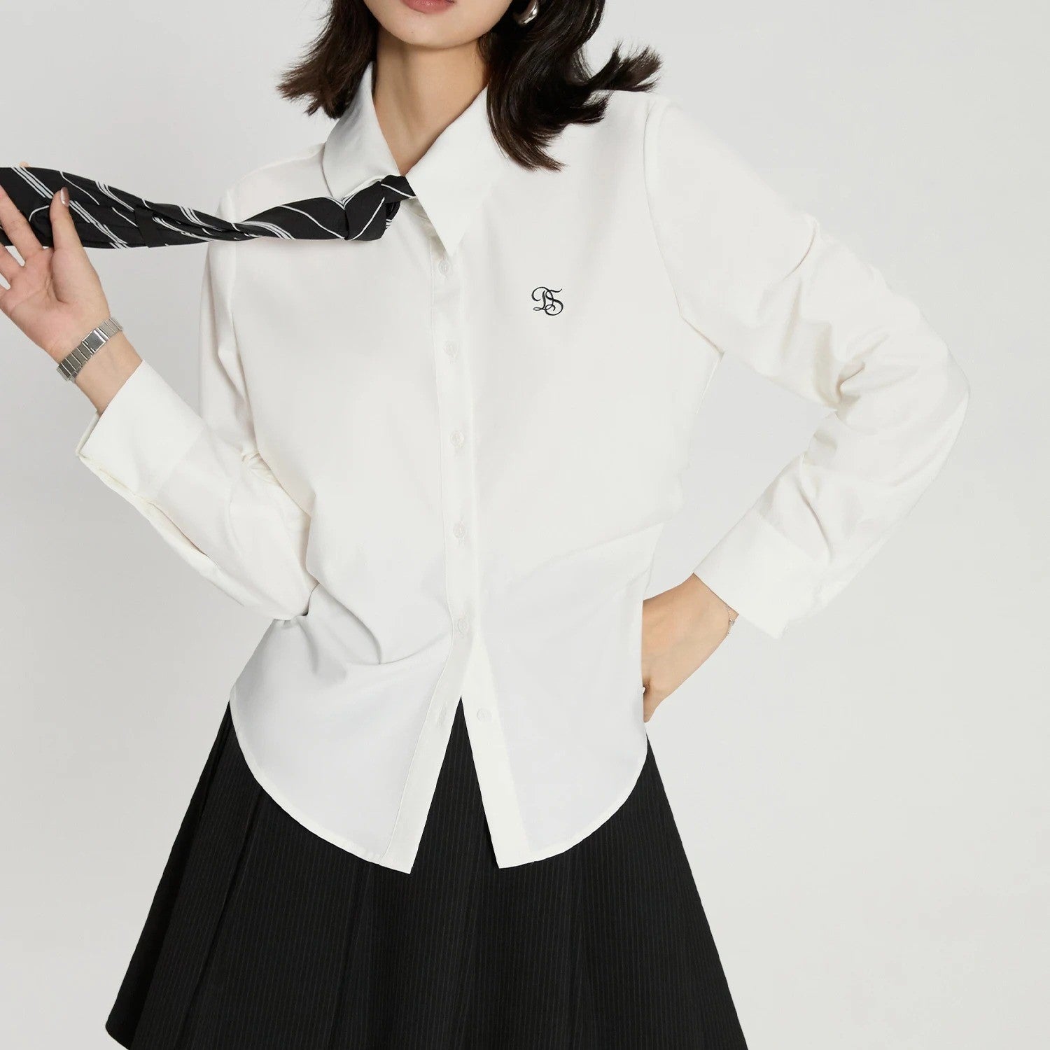 Lässiges, elegantes Lagenhemd für den Herbst für Damen