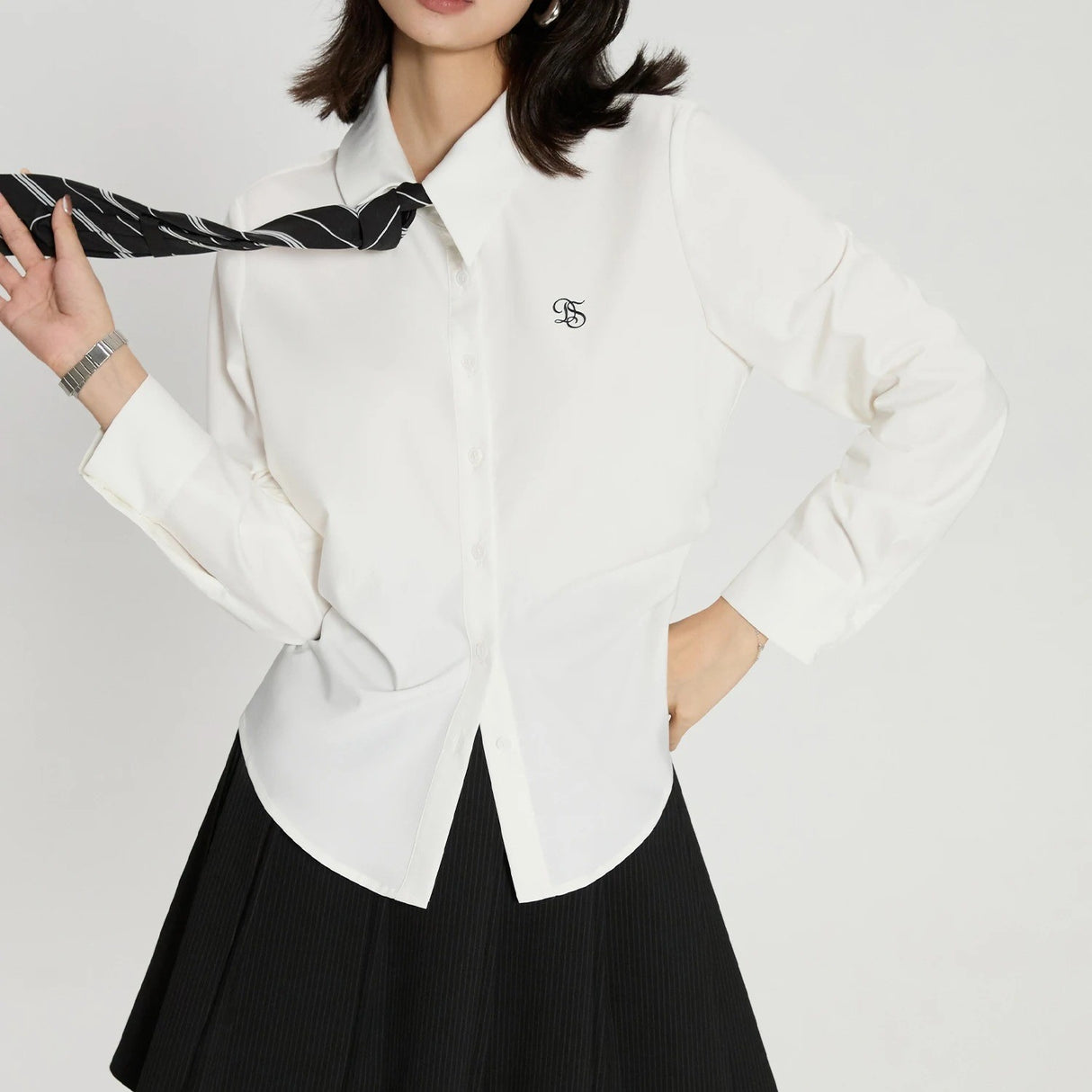 Lässiges, elegantes Lagenhemd für den Herbst für Damen