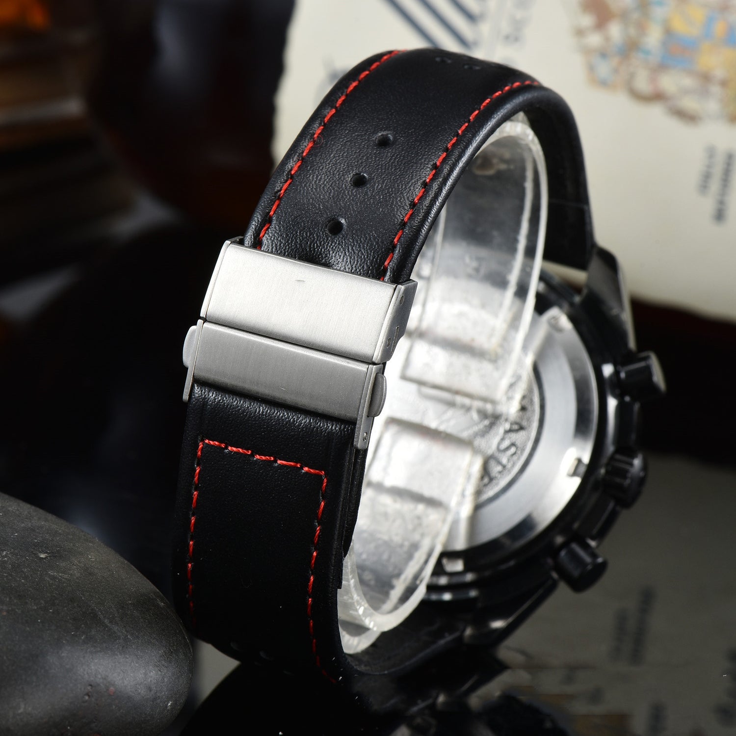 Men's Business 6 Hand Full Function Quartz Watch - Dazpy