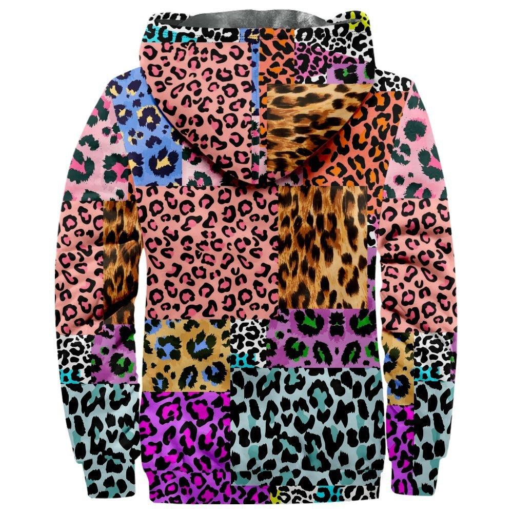 Fleecegefütterte, verdickte Winterkleidung, baumwollgefütterte Manteljacke