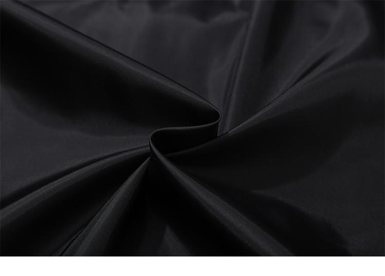 Lockerer, einfarbiger Baumwollmantel für Herren mit Stehkragen