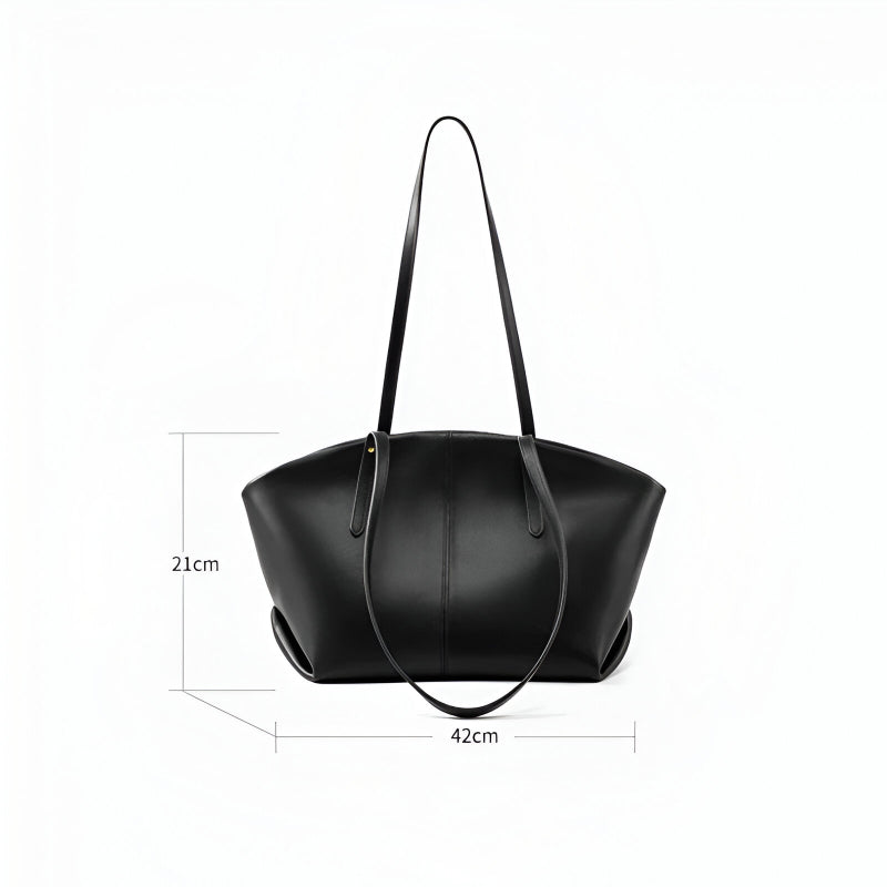 Bolso de hombro de cuero genuino de lujo