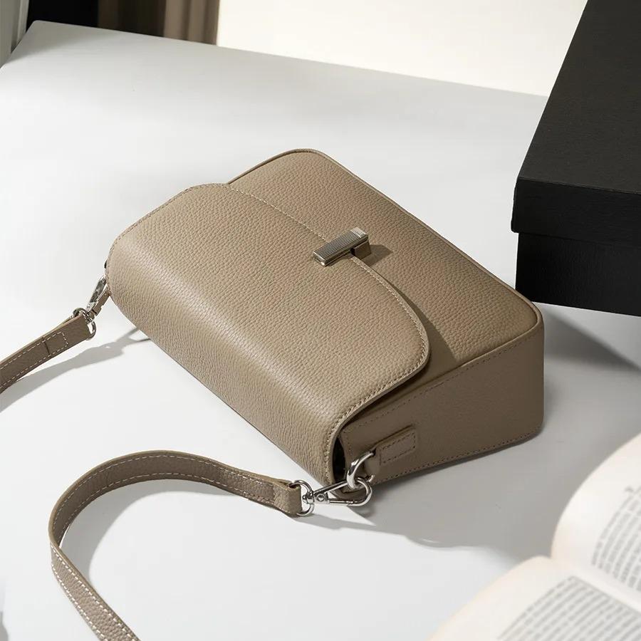 Umhängetasche für Damen aus echtem Leder