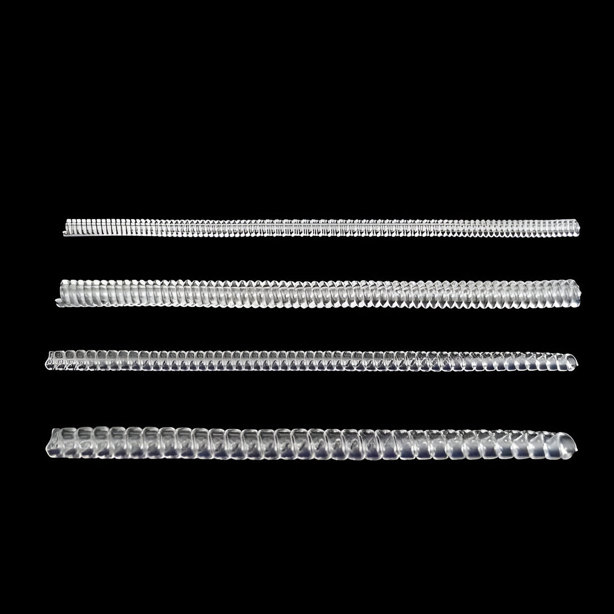 Reductor de tamaño de anillo ajustable: herramienta de cambio de tamaño transparente invisible para un ajuste perfecto (juego de 1 a 4 piezas)