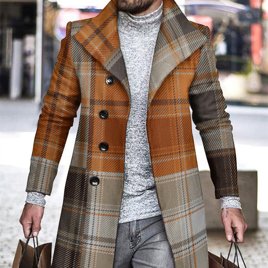 Chaqueta cortavientos con estampado informal de moda para hombre