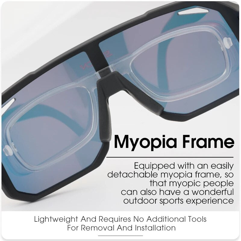 Gafas de sol fotocromáticas polarizadas con protección UV400 para múltiples deportes: gafas de alto rendimiento para ciclismo, carreras y aventuras al aire libre