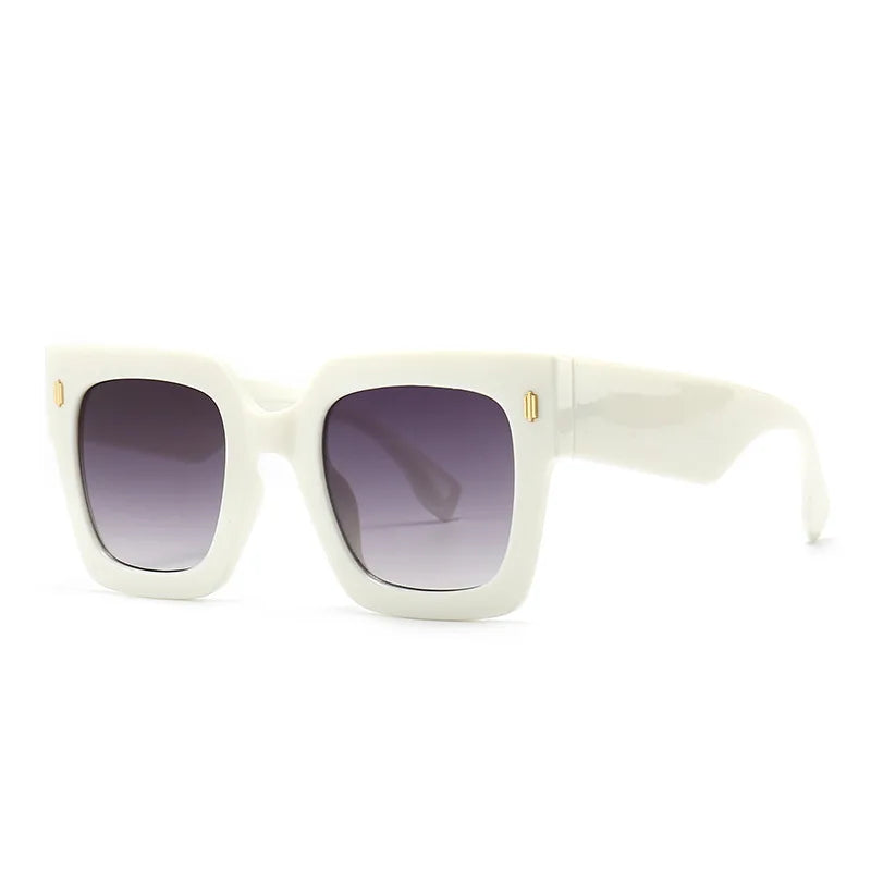 Cat-Eye-Sonnenbrille im Retro-Stil mit eckigem Rahmen