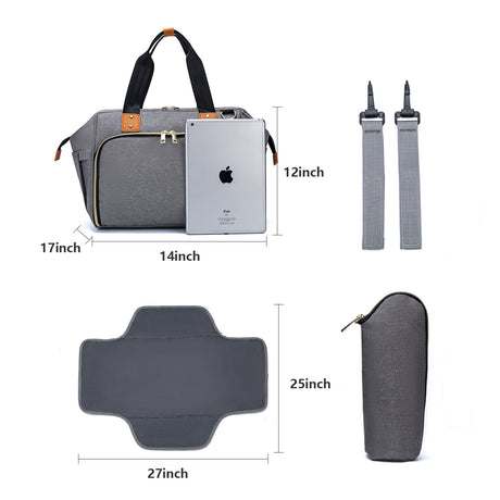 Multifunctional And Large-Capacity Go-Out Mother And Baby Bag - Dazpy