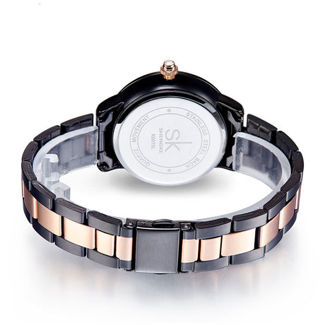 Women's Rhinestone Decor Quartz Wristwatches - Dazpy