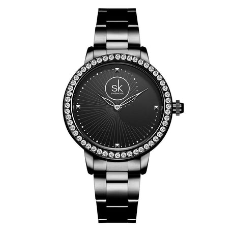 Women's Rhinestone Decor Quartz Wristwatches - Dazpy