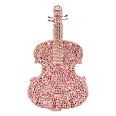Diamond Cut Out Fashionable Violin Shoulder Bag - Dazpy