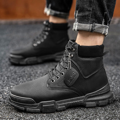 Men's Tooling British Style Retro Men's Boots - Dazpy