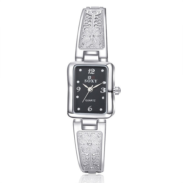 Elegant Floral Lace Bracelet Watches - Dazpy