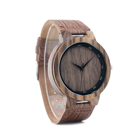 Men's Brown Leather Watch - Dazpy