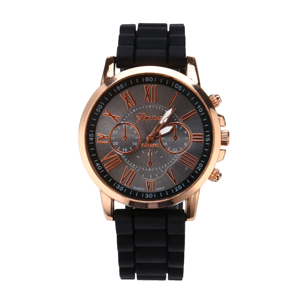 Women's Roman Numerals Quartz Watch - Dazpy
