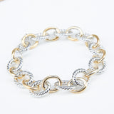 Women's Graceful And Fashionable Oval Chain Retaining Ring Bracelet - Dazpy