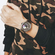 Men Fashion Vintage Stainless Steel Bronze Watch - Dazpy