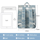 Rucksack aus Denim-Jacquard