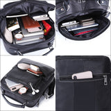 Retro First Layer Cowhide Casual Messenger Bag Multifunctional Handbag - Dazpy