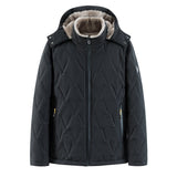 Down Padded Men's Hooded Jacket Father Wear Padded Jacket