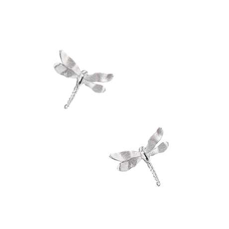 Personality Temperament Simple Natural Stop Dragonfly Stud - Dazpy