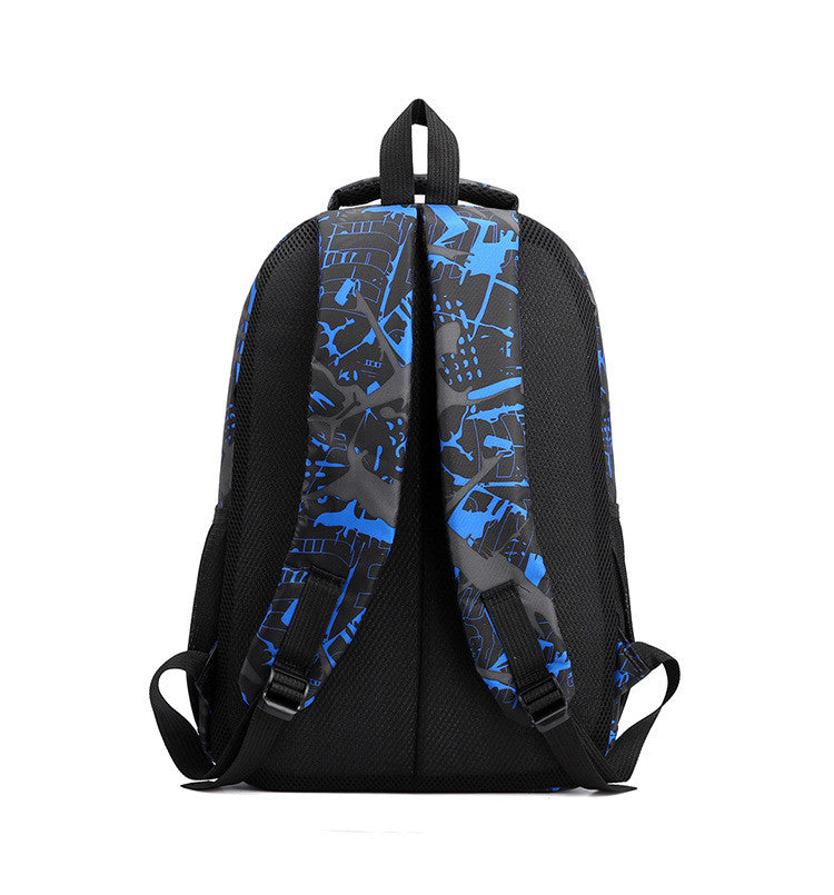 Three Piece Large Capacity School Bag Leisure Travel - Dazpy