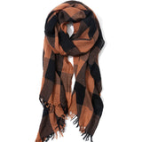 Women's Cashmere-Feel Plaid Shawl