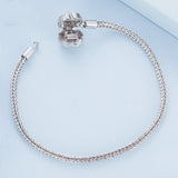 925 Silver Rose Basic Bracelet - Dazpy