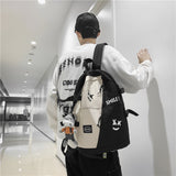 Splice Color Contrast High-capacity Backpack For Men - Dazpy