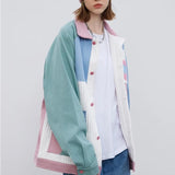 Hip Hop Patchwork Heart Jacket