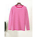 Autumn Winter Casual Knitted Stripe Sweater