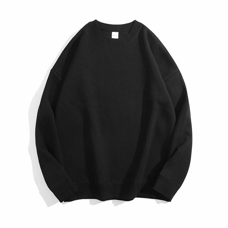 Lässiges Baumwoll-Sweatshirt mit Rundhalsausschnitt für Damen