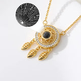 Dreamcatcher Necklace For Memory Of Love Women's 925 Sterling Silver - Dazpy