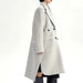 Women's Wool Light Gray Coat